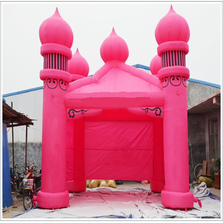 武夷山粉色帐篷